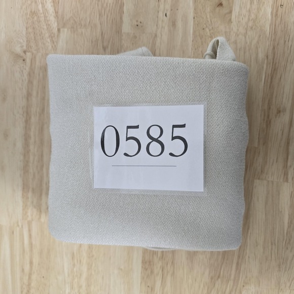 Lulus Dress Womens Medium White One Shoulder Midi Knit Metallic Belted Party S - Picture 9 of 10